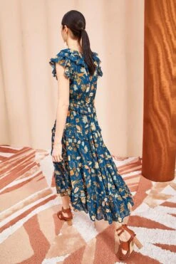 ULLA JOHNSON Arisa Dress - Moonlight Floral -Chic Clothing Store ULLA JOHNSON Arisa Dress MOONLIGHT FLORAL 04