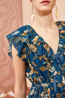 ULLA JOHNSON Arisa Dress - Moonlight Floral -Chic Clothing Store ULLA JOHNSON Arisa Dress MOONLIGHT FLORAL 05