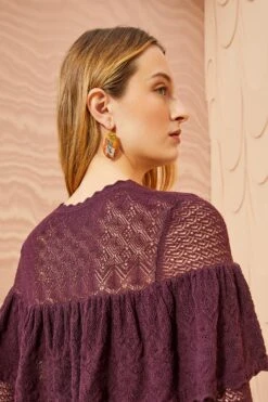 ULLA JOHNSON Augustina Pullover - Mahogany -Chic Clothing Store ULLA JOHNSON Augustina Pullover MAHOGANY 04