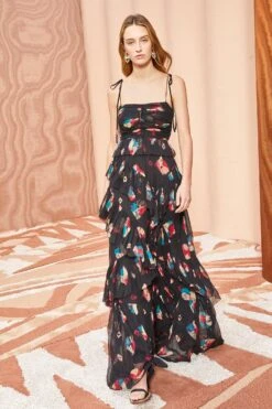 ULLA JOHNSON Aveline Gown - Nocturne -Chic Clothing Store ULLA JOHNSON Aveline Gown NOCTURNE 03