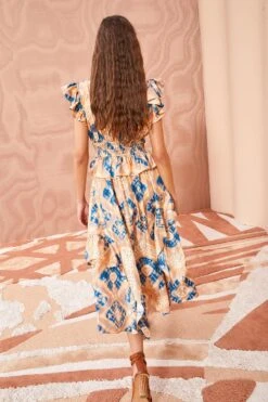 ULLA JOHNSON Avia Dress - Fossil -Chic Clothing Store ULLA JOHNSON Avia Dress FOSSIL 04