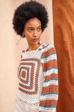 ULLA JOHNSON Beso Pullover - Canyon -Chic Clothing Store ULLA JOHNSON Beso Pullover CANYON 04