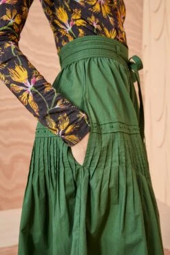 ULLA JOHNSON Blythe Skirt - Juniper -Chic Clothing Store ULLA JOHNSON Blythe Skirt JUNIPER 05