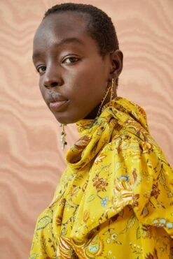 ULLA JOHNSON Brea Blouse - Mimosa -Chic Clothing Store ULLA JOHNSON Brea Blouse MIMOSA 0029