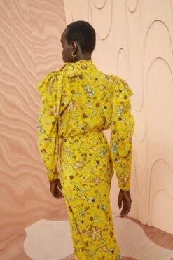 ULLA JOHNSON Brea Blouse - Mimosa -Chic Clothing Store ULLA JOHNSON Brea Blouse MIMOSA 0173