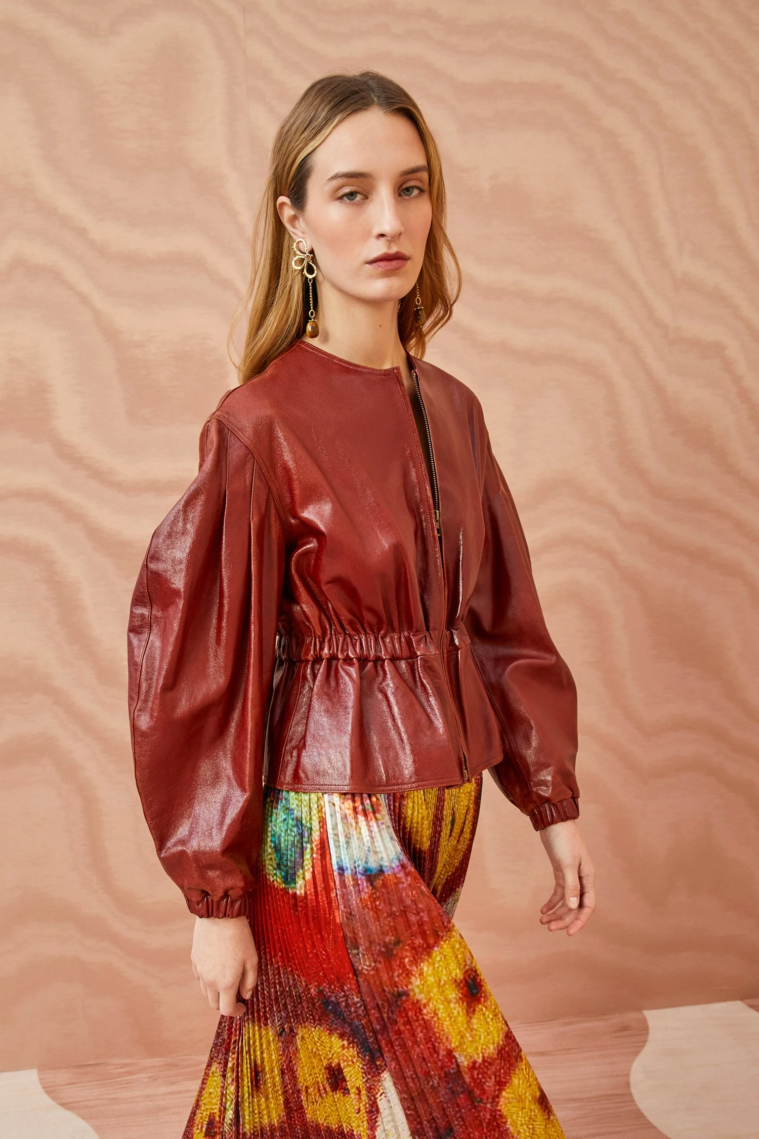 ULLA JOHNSON Briar Jacket - Mahogany 5 ULLA JOHNSON Briar Jacket - Mahogany - Image 3