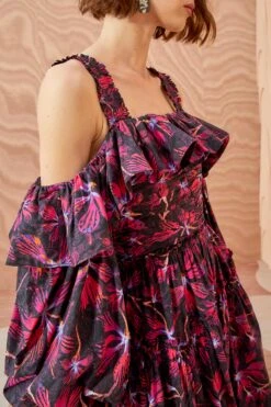 ULLA JOHNSON Caprice Dress - Zinnia -Chic Clothing Store ULLA JOHNSON Caprice Dress ZINNIA 02 ALT