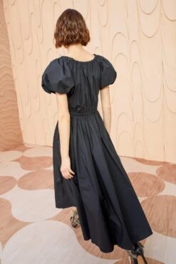 ULLA JOHNSON Cecile Dress - Noir -Chic Clothing Store ULLA JOHNSON Cecile Dress NOIR 04