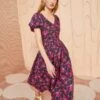 ULLA JOHNSON Cecile Dress - Zinnia -Chic Clothing Store ULLA JOHNSON Cecile Dress ZINNIA 01 MAIN