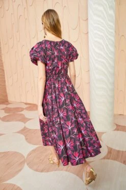 ULLA JOHNSON Cecile Dress - Zinnia -Chic Clothing Store ULLA JOHNSON Cecile Dress ZINNIA 04