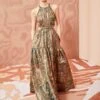 ULLA JOHNSON Celestina Gown - Woodland -Chic Clothing Store ULLA JOHNSON Celestina Gown WOODLAND 01 MAIN