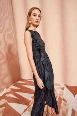ULLA JOHNSON Circe Gown - Noir -Chic Clothing Store ULLA JOHNSON Circe Gown NOIR 05