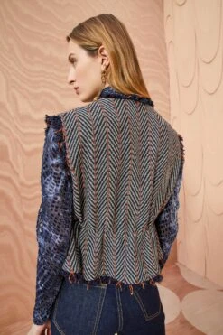 ULLA JOHNSON Clyde Vest - Graphite 9 ULLA JOHNSON Clyde Vest - Graphite -Chic Clothing Store ULLA JOHNSON Clyde Vest GRAPHITE 0075