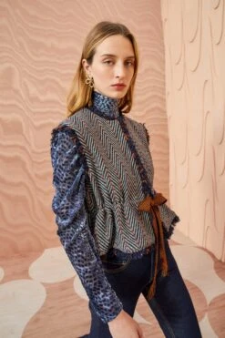 ULLA JOHNSON Clyde Vest - Graphite 11 ULLA JOHNSON Clyde Vest - Graphite -Chic Clothing Store ULLA JOHNSON Clyde Vest GRAPHITE 0102