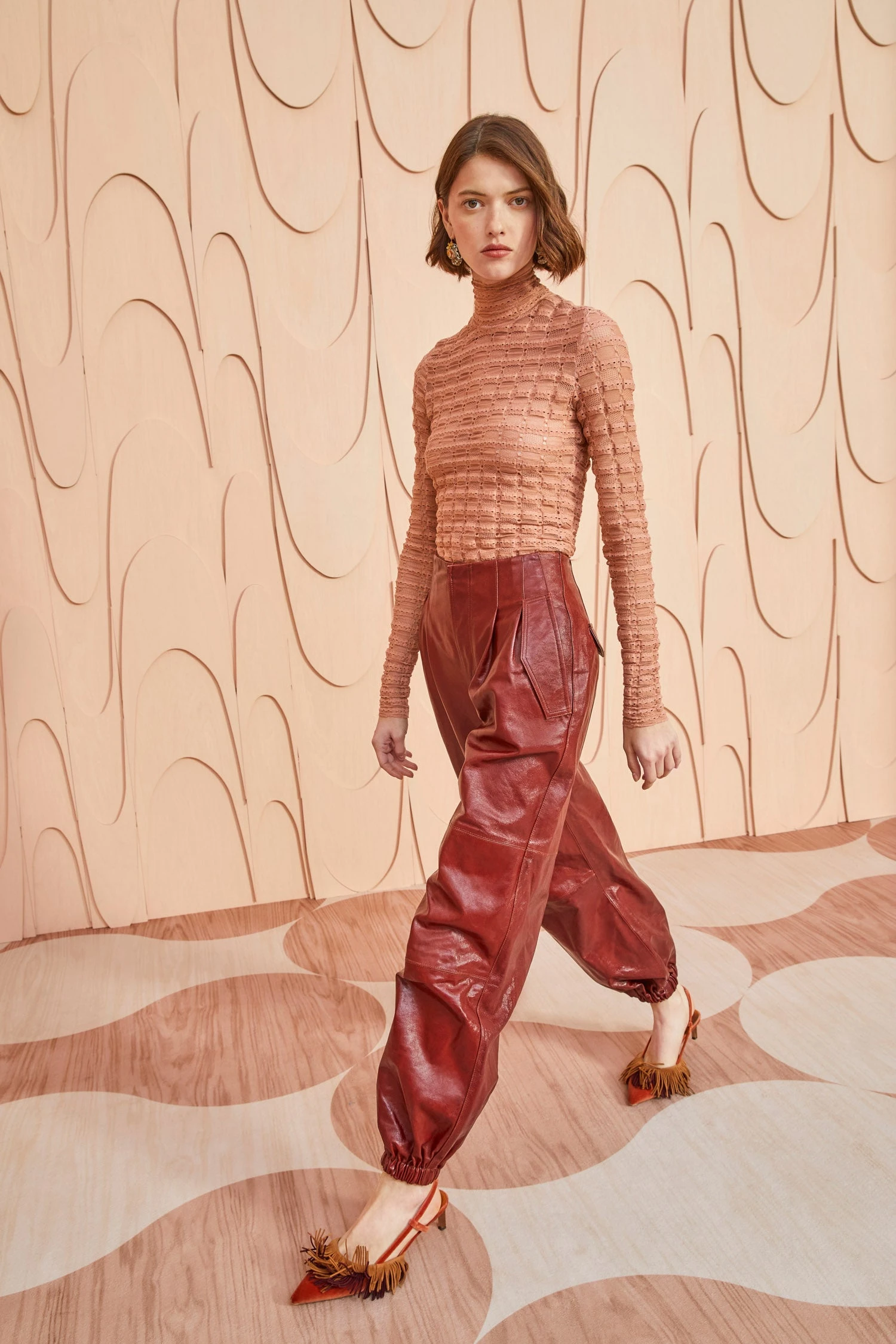 ULLA JOHNSON Cyrus Pant - Mahogany 7 ULLA JOHNSON Cyrus Pant - Mahogany - Image 5