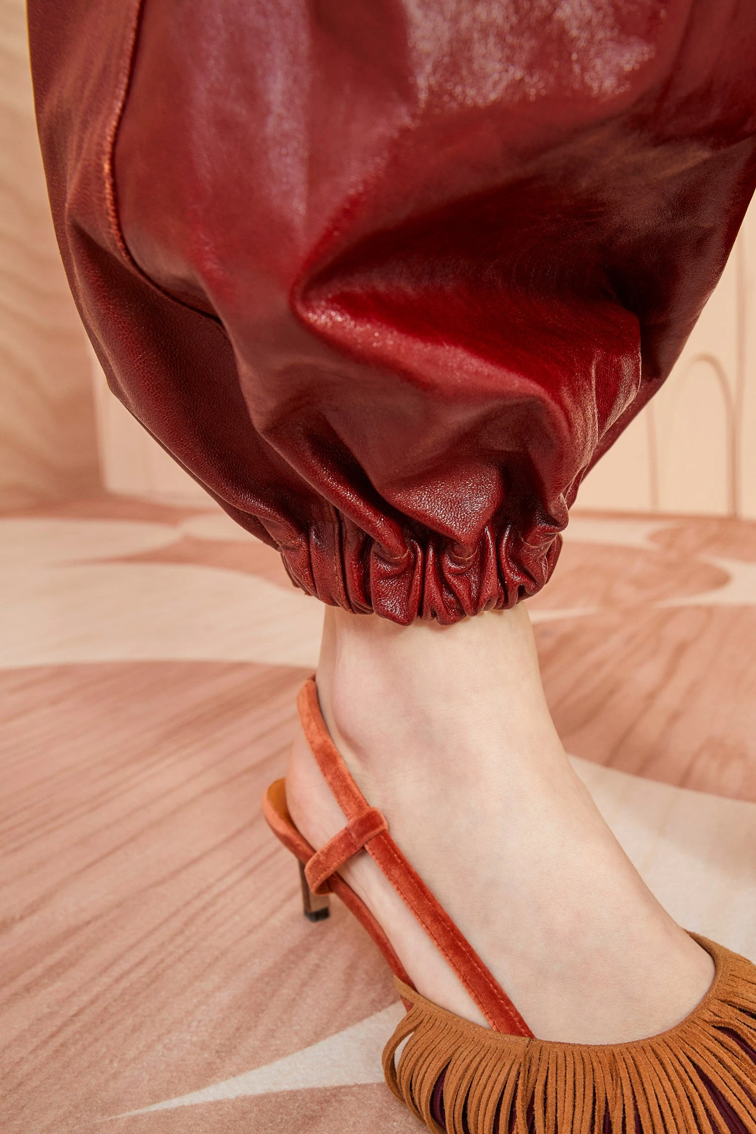 ULLA JOHNSON Cyrus Pant - Mahogany 8 ULLA JOHNSON Cyrus Pant - Mahogany - Image 6