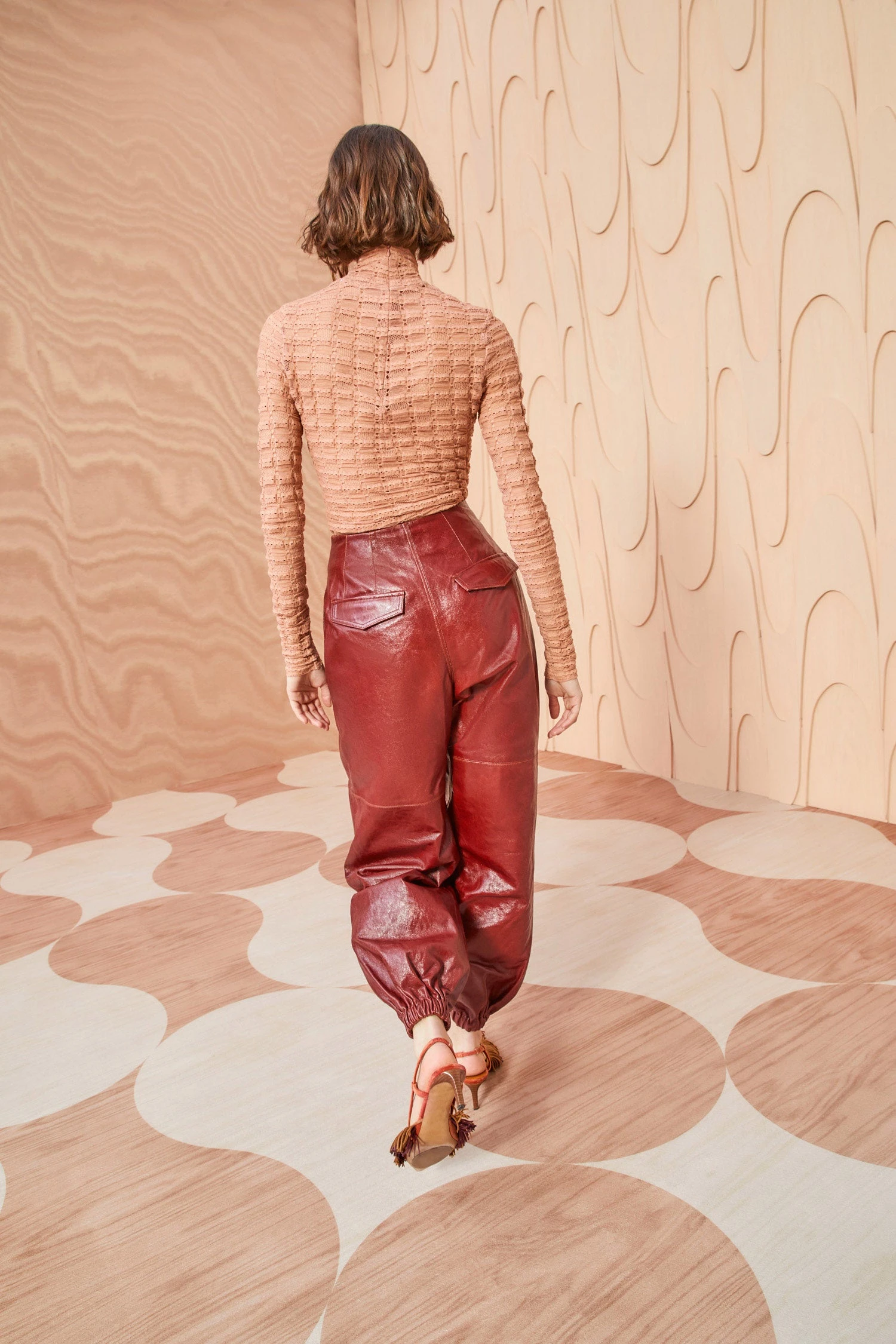 ULLA JOHNSON Cyrus Pant - Mahogany 6 ULLA JOHNSON Cyrus Pant - Mahogany - Image 4