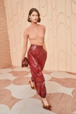 ULLA JOHNSON Cyrus Pant - Mahogany