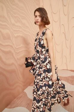 ULLA JOHNSON Dephne Dress - Obsidian -Chic Clothing Store ULLA JOHNSON Dephne Dress OBSIDIAN 03