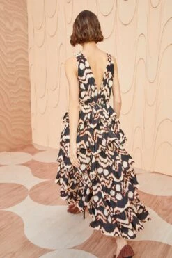 ULLA JOHNSON Dephne Dress - Obsidian -Chic Clothing Store ULLA JOHNSON Dephne Dress OBSIDIAN 04