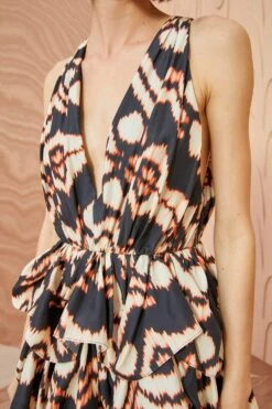 ULLA JOHNSON Dephne Dress - Obsidian -Chic Clothing Store ULLA JOHNSON Dephne Dress OBSIDIAN 05