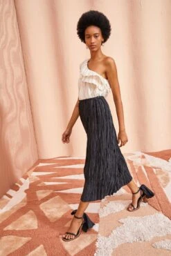 ULLA JOHNSON Dioni Skirt - Noir -Chic Clothing Store ULLA JOHNSON Dioni Skirt NOIR 05