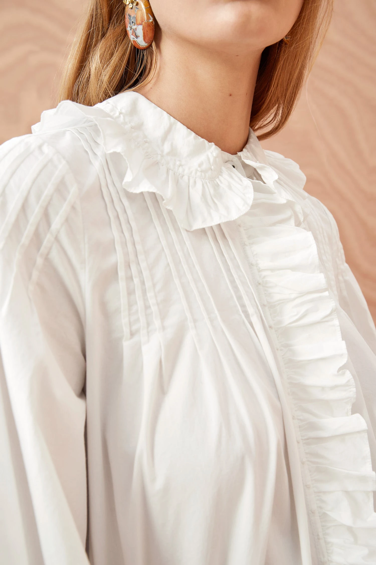 ULLA JOHNSON Dolores Blouse - Pristine 4 ULLA JOHNSON Dolores Blouse - Pristine - Image 2