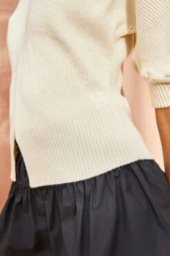 ULLA JOHNSON Eila Top - Chalk -Chic Clothing Store ULLA JOHNSON Eila Top CHALK 0053