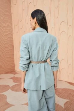 ULLA JOHNSON Ellery Jacket - Agave -Chic Clothing Store ULLA JOHNSON Ellery Jacket AGAVE 0132