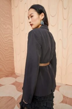 ULLA JOHNSON Ellery Jacket - Noir 10 ULLA JOHNSON Ellery Jacket - Noir -Chic Clothing Store ULLA JOHNSON Ellery Jacket NOIR 0147