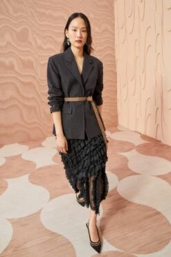 ULLA JOHNSON Ellery Jacket - Noir 11 ULLA JOHNSON Ellery Jacket - Noir -Chic Clothing Store ULLA JOHNSON Ellery Jacket NOIR 0161