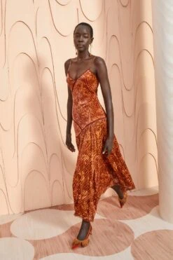 ULLA JOHNSON Elodie Dress - Sienna -Chic Clothing Store ULLA JOHNSON Elodie Dress SIENNA 0036