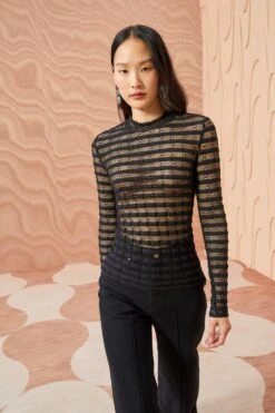 ULLA JOHNSON Emma Top - Noir -Chic Clothing Store ULLA JOHNSON Emma Top NOIR 0007