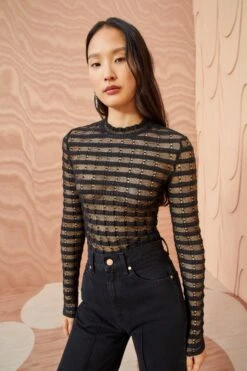 ULLA JOHNSON Emma Top - Noir -Chic Clothing Store ULLA JOHNSON Emma Top NOIR 0082