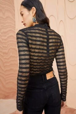 ULLA JOHNSON Emma Top - Noir -Chic Clothing Store ULLA JOHNSON Emma Top NOIR 0121