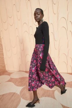 ULLA JOHNSON Emmy Skirt - Zinnia -Chic Clothing Store ULLA JOHNSON Emmy Skirt ZINNIA 03