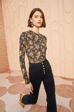 ULLA JOHNSON Eve Top - Maple 10 ULLA JOHNSON Eve Top - Maple -Chic Clothing Store ULLA JOHNSON Eve Top MAPLE 02 ALT