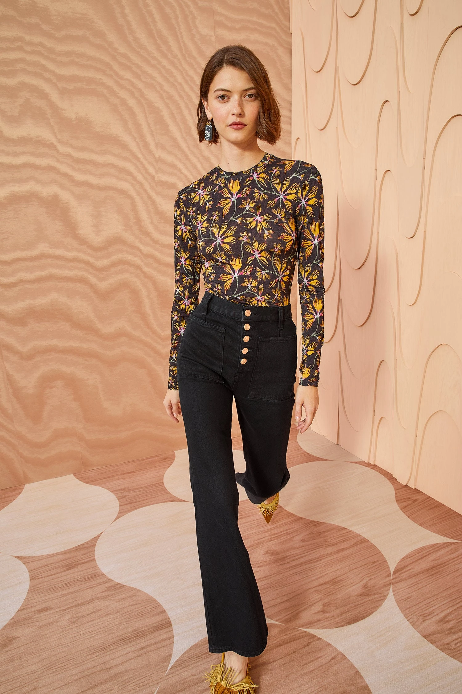 ULLA JOHNSON Eve Top - Maple 4 ULLA JOHNSON Eve Top - Maple - Image 2