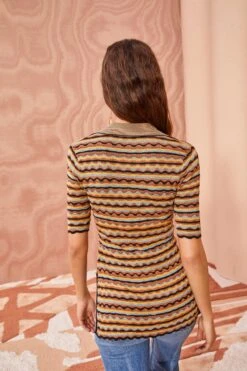 ULLA JOHNSON Felix Top - Tiger's Eye -Chic Clothing Store ULLA JOHNSON Felix Top TIGER SEYE 0125