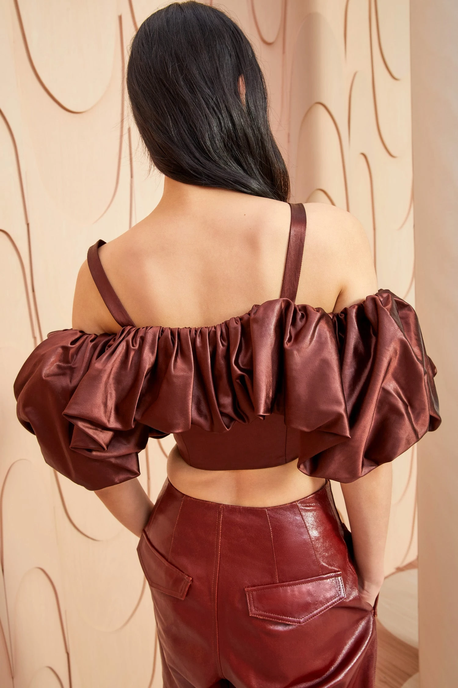 ULLA JOHNSON Fia Top - Mahogany 6 ULLA JOHNSON Fia Top - Mahogany - Image 4