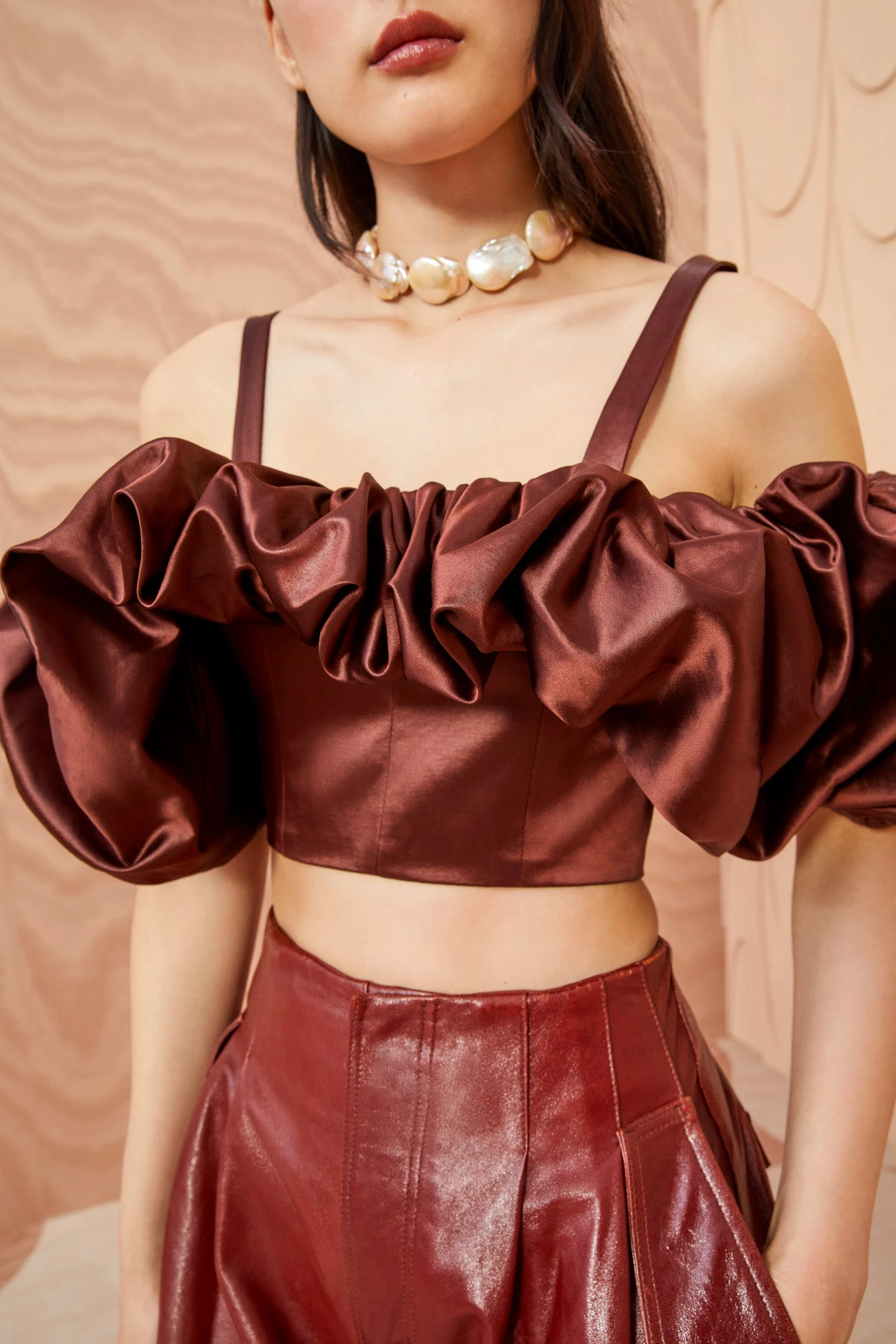 ULLA JOHNSON Fia Top - Mahogany 5 ULLA JOHNSON Fia Top - Mahogany - Image 3