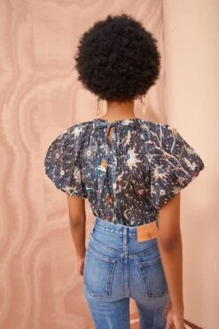 ULLA JOHNSON Flo Top - Jet 10 ULLA JOHNSON Flo Top - Jet -Chic Clothing Store ULLA JOHNSON Flo Top JET 04