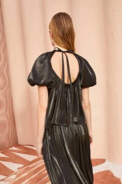 ULLA JOHNSON Flo Top - Noir -Chic Clothing Store ULLA JOHNSON Flo Top NOIR 0087