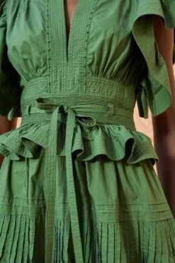 Chic Clothing Store -Chic Clothing Store ULLA JOHNSON Florence Dress JUNIPER 02 ALT