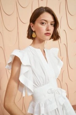 ULLA JOHNSON Florence Dress - Pristine -Chic Clothing Store ULLA JOHNSON Florence Dress PRISTINE 0093