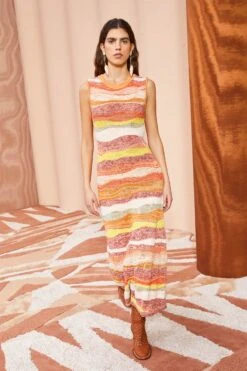 ULLA JOHNSON Gaia Dress - Agate -Chic Clothing Store ULLA JOHNSON Gaia Dress AGATE 0094