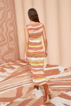 ULLA JOHNSON Gaia Dress - Agate -Chic Clothing Store ULLA JOHNSON Gaia Dress AGATE 0156