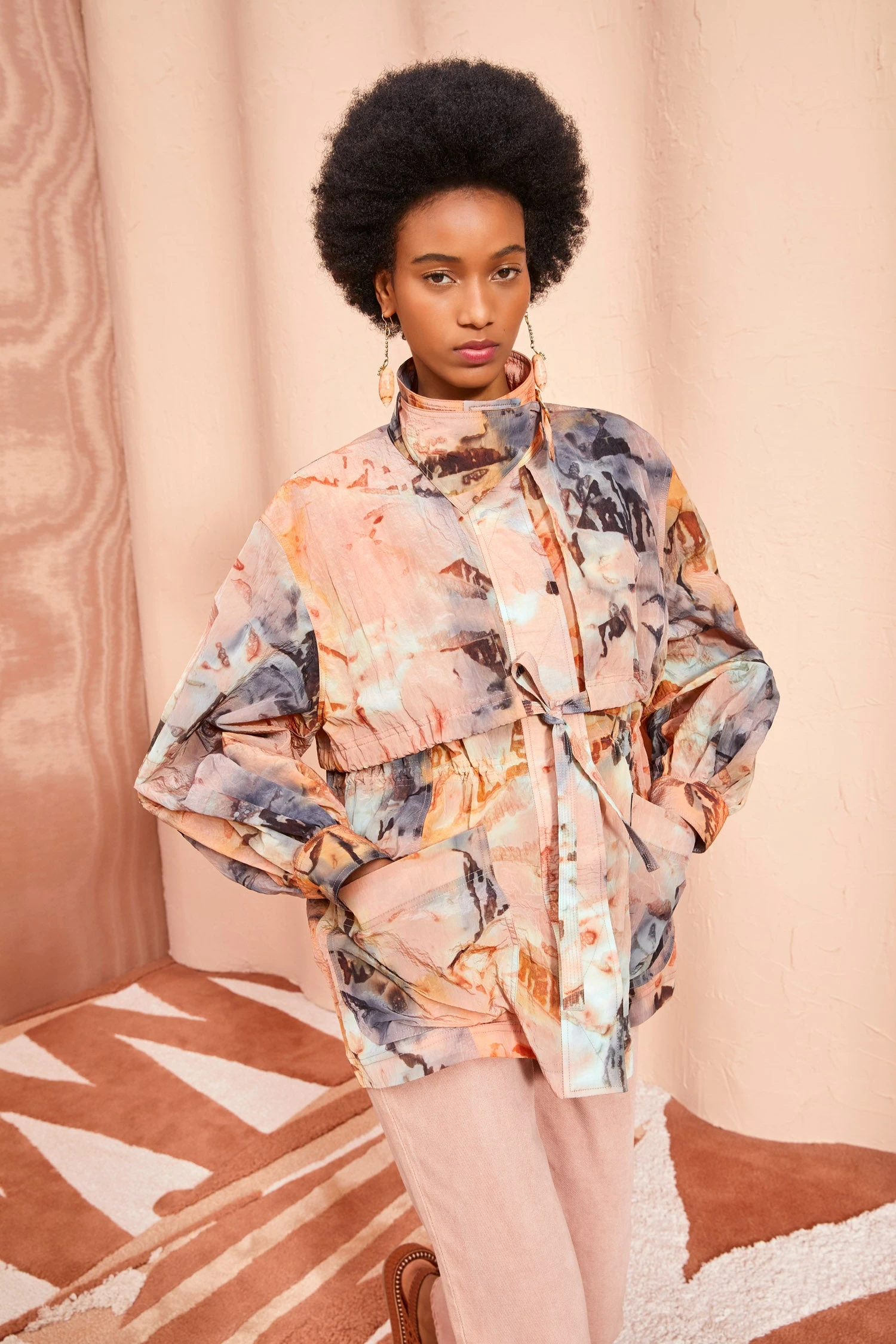 ULLA JOHNSON Giorgia Jacket - Fire Opal 5 ULLA JOHNSON Giorgia Jacket - Fire Opal - Image 3