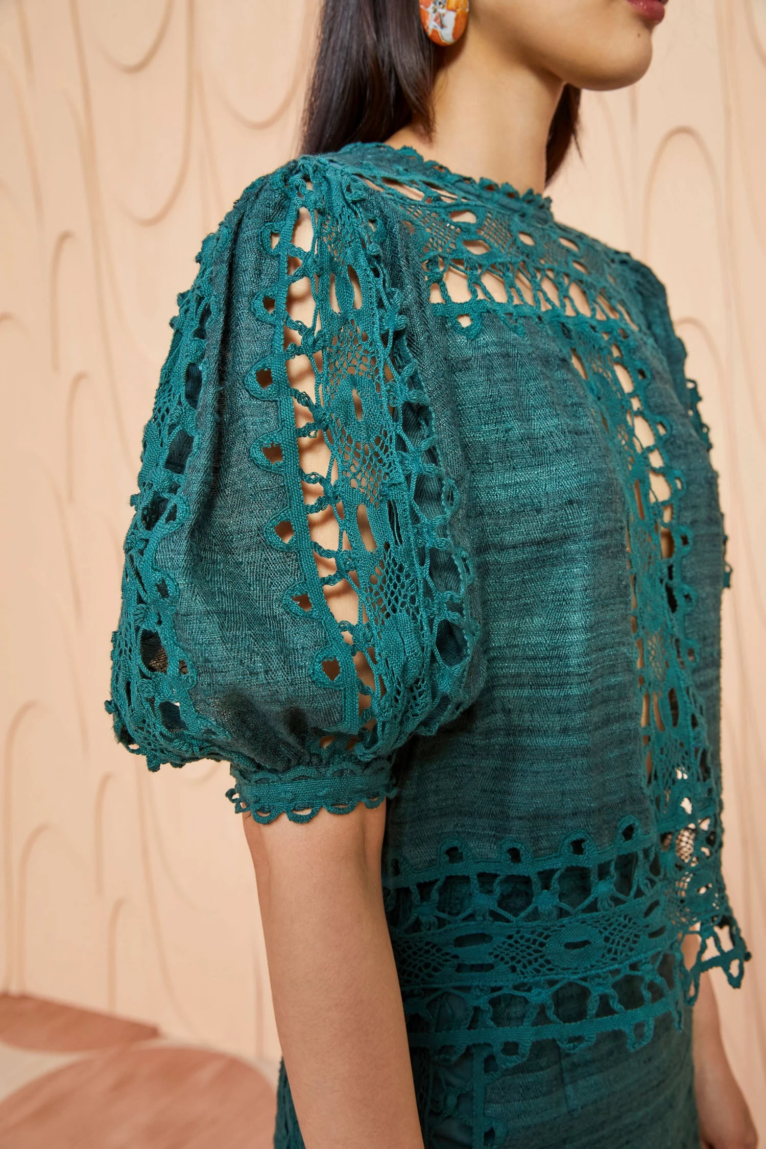 ULLA JOHNSON Gita Top - Cypress 5 ULLA JOHNSON Gita Top - Cypress - Image 3