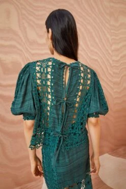 ULLA JOHNSON Gita Top - Cypress 11 ULLA JOHNSON Gita Top - Cypress -Chic Clothing Store ULLA JOHNSON Gita Top CYPRESS 0120